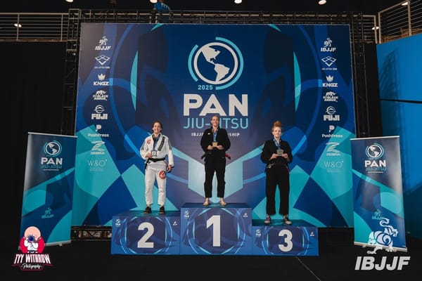 PROF. KIMBERLY BOWSER 5X IBJJF PAN JIU JITSU CHAMPION